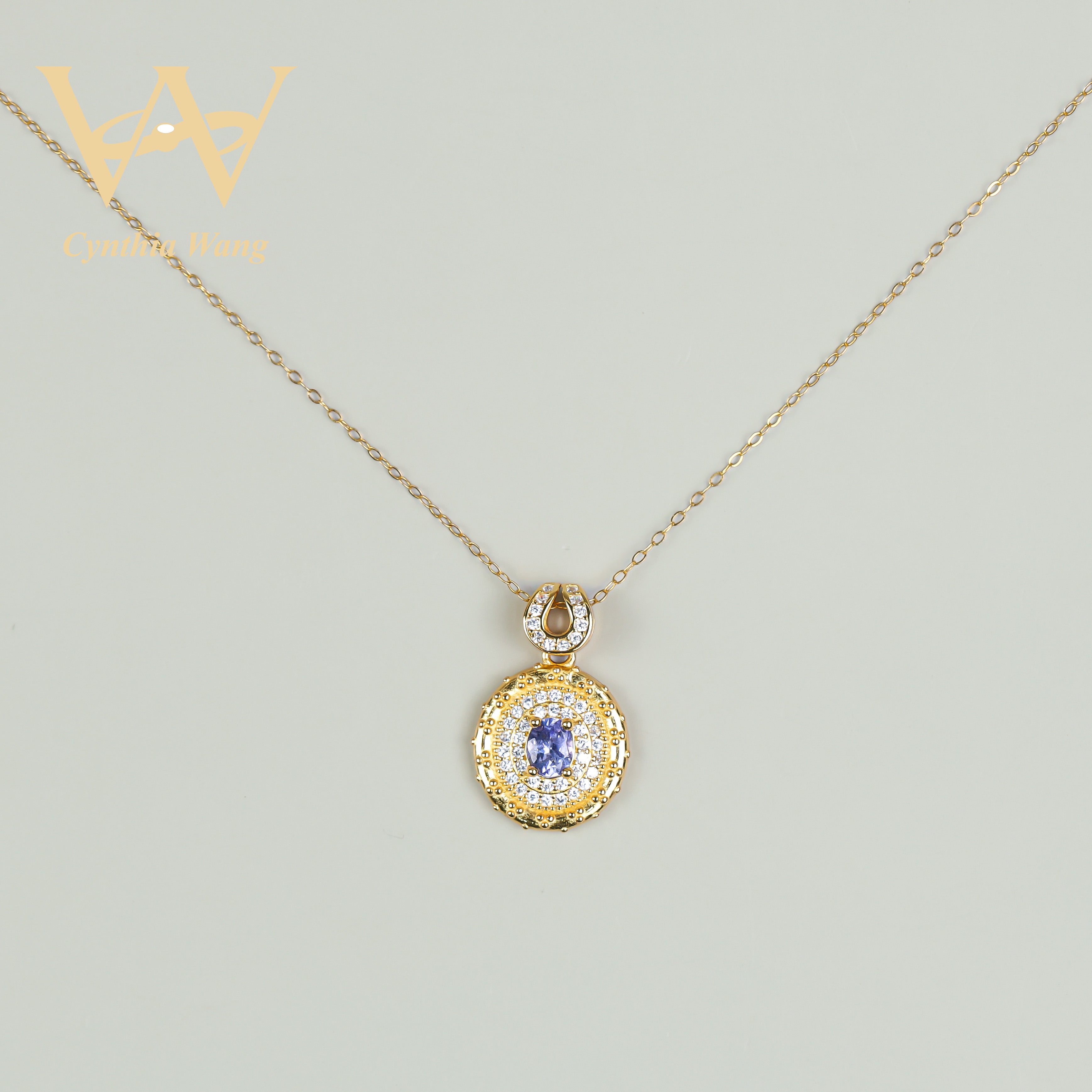 'Sophisticated Charm' Tanzanite Necklace