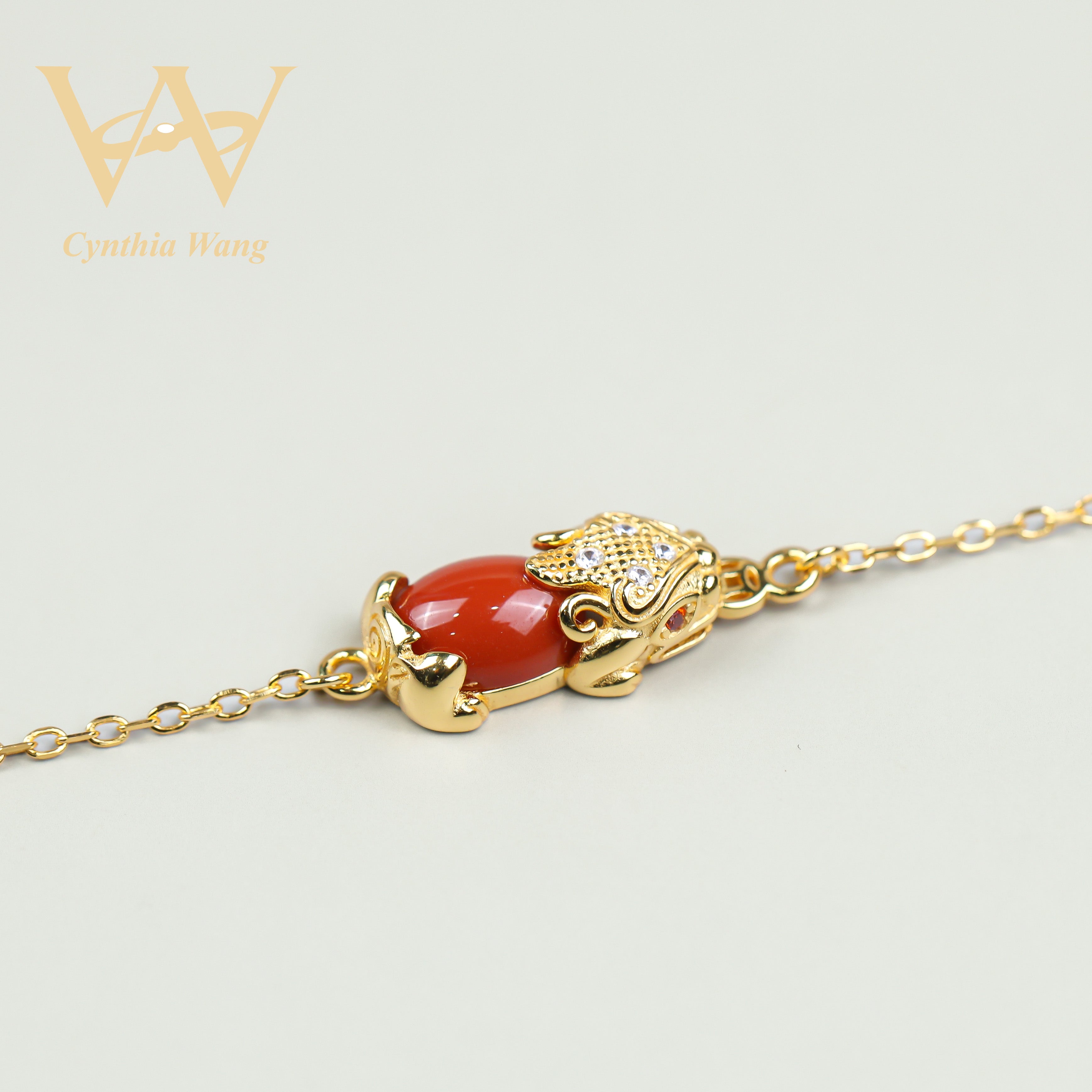 'Guardian's Charm' Carnelian Bracelet