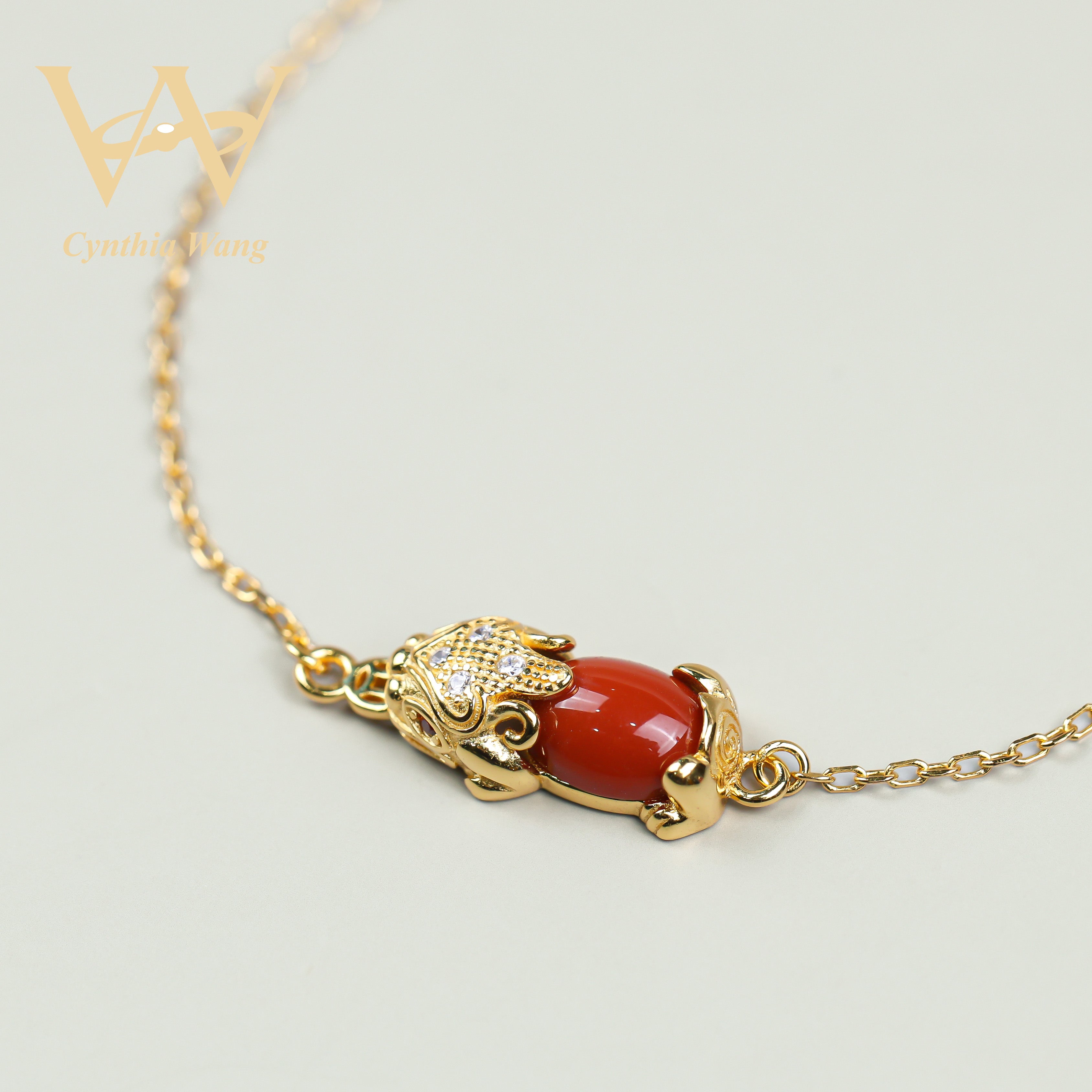 'Guardian's Charm' Carnelian Bracelet